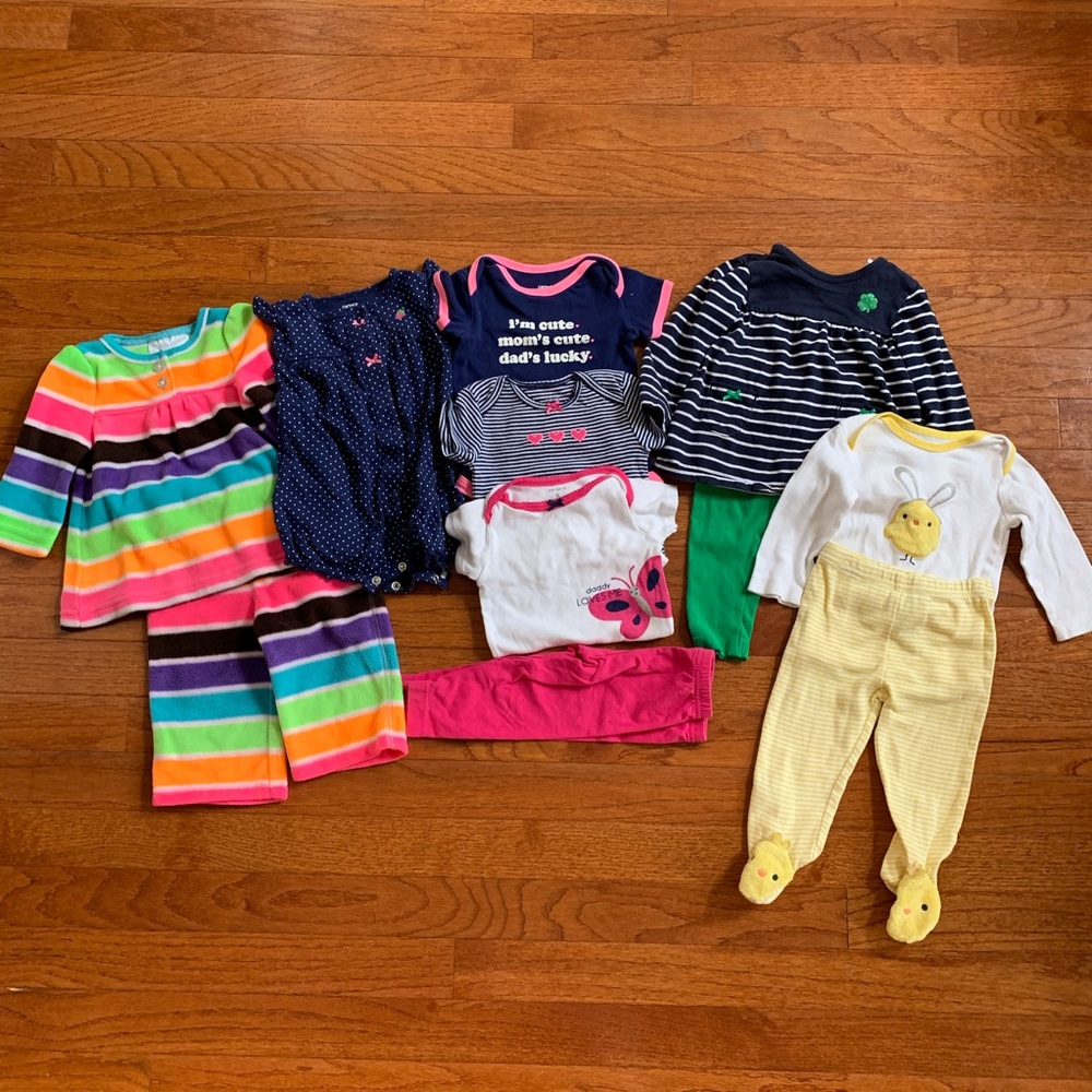 Spring bundle 6 month baby girl